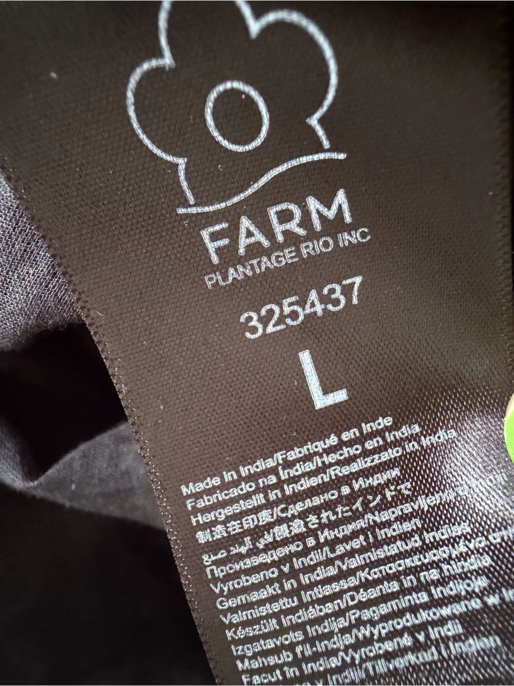 FARM dark blue maxi dress - Picture 9 of 11
